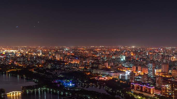 北京海淀夜景延时
