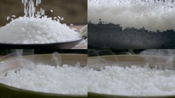 大米，煮熟的大米