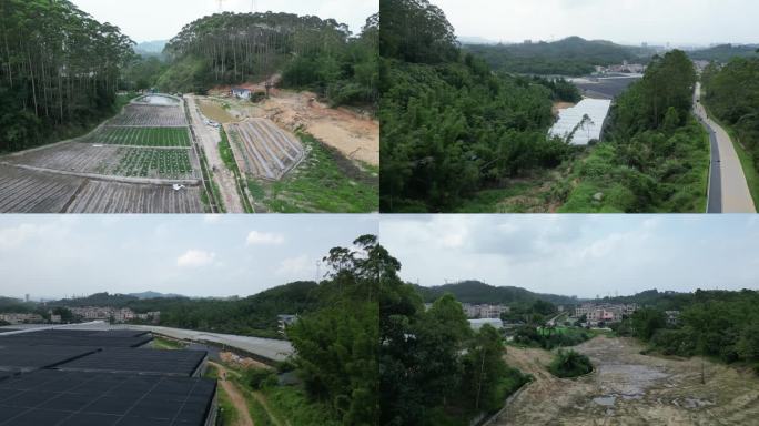 广州黄埔区麦村石牙天坑山脚下