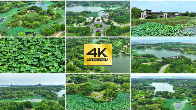 【4K】苏州莲池湖公园