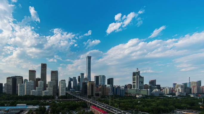 【4K】北京国贸延时 CBD城市