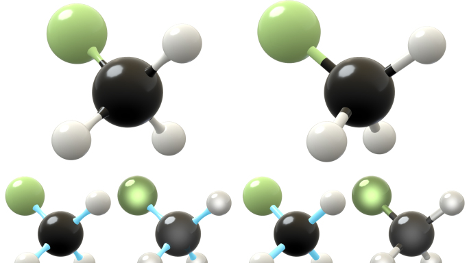 氟甲烷分子动画