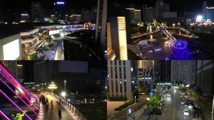 广州中新知识城城市夜景
