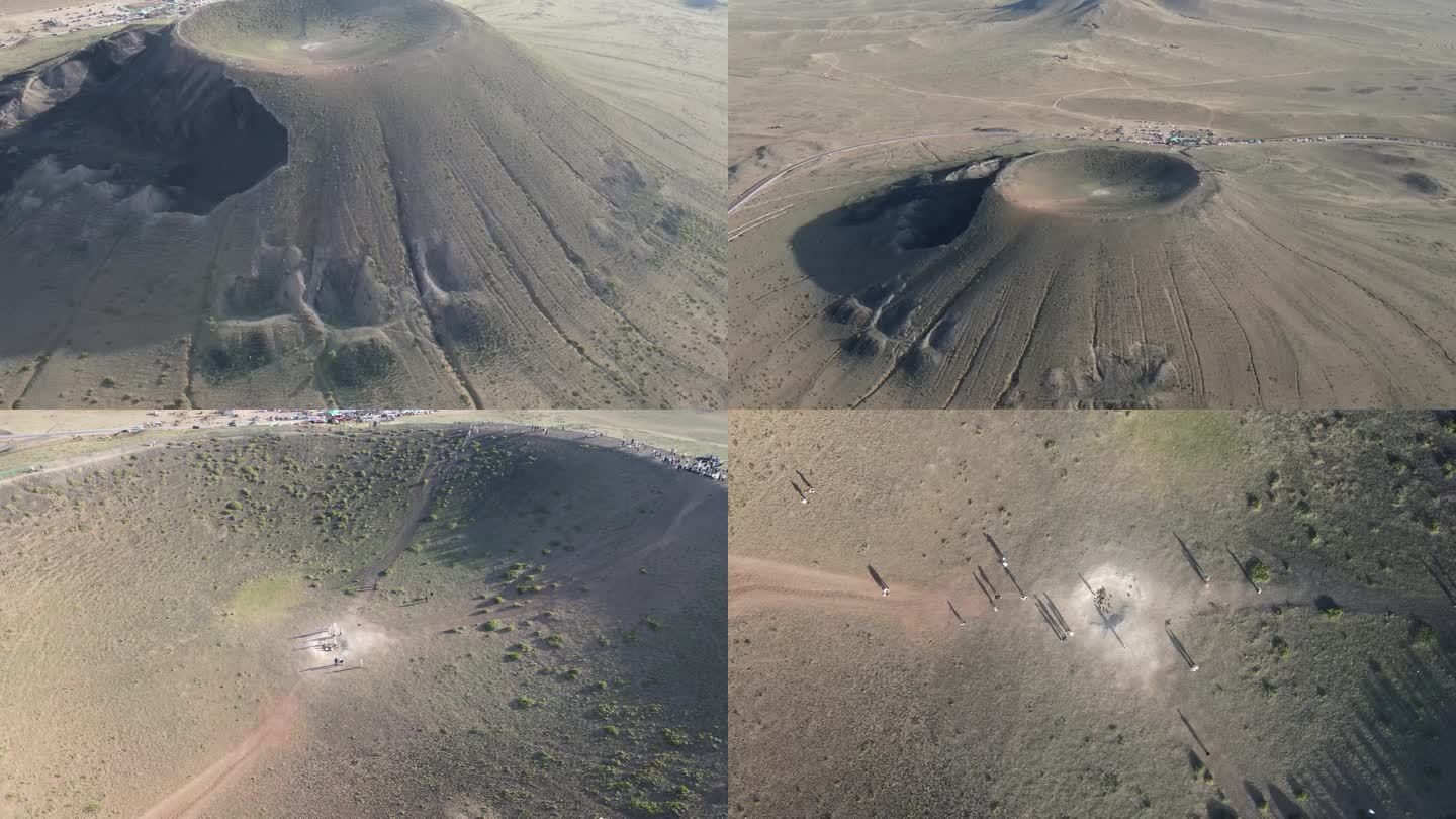内蒙古乌兰察布 乌兰哈达火山 4K航拍