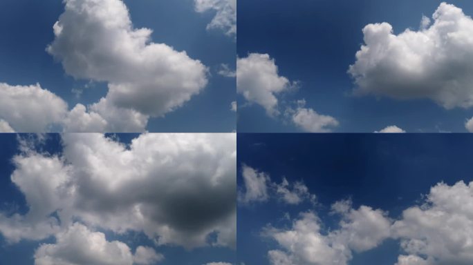 烟雾状云卷云舒延时摄影云朵特写空镜