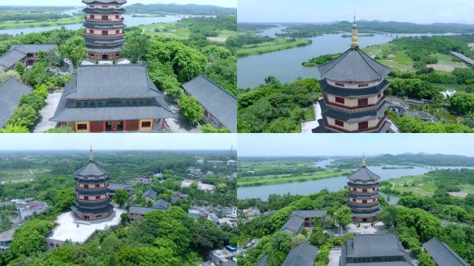 海南博鳌东方文化苑及博鳌禅寺航拍01