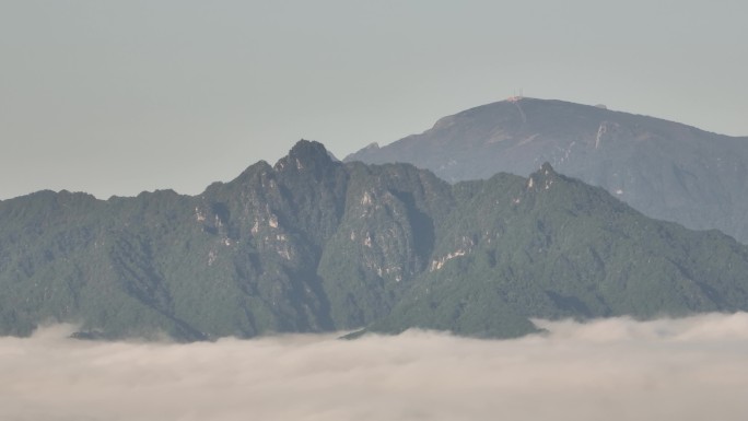 秦岭南五台超级云海