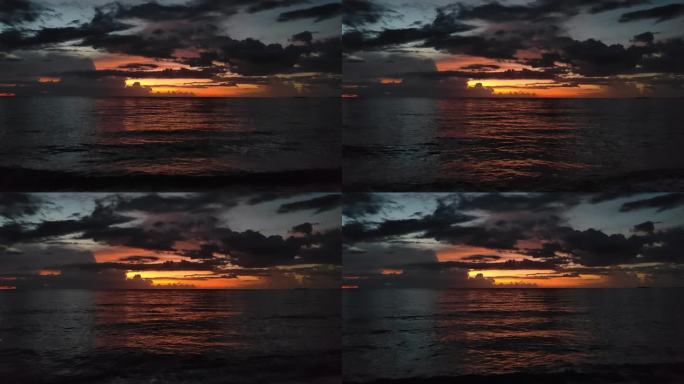 海上落日夕阳