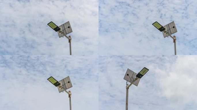4k农村太阳能LED路灯节能环保新能源