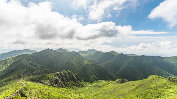 张家口人头山日出云海