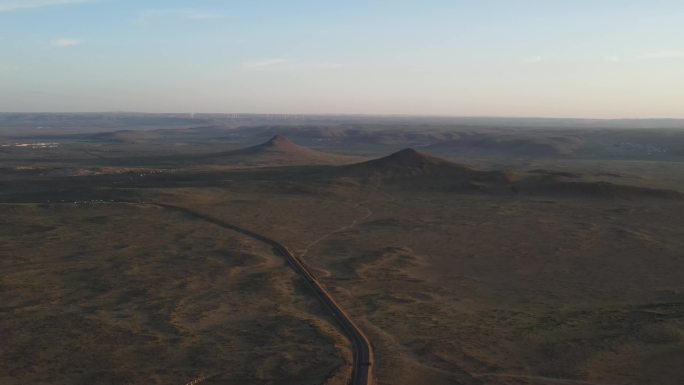 内蒙古乌兰察布 乌兰哈达火山4K延时航拍