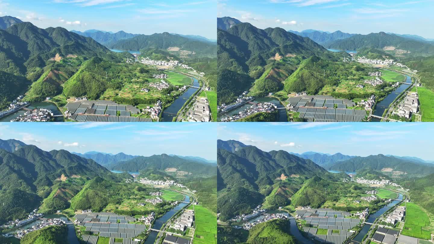 DJI_0800航拍杭州市淳安县下姜家村