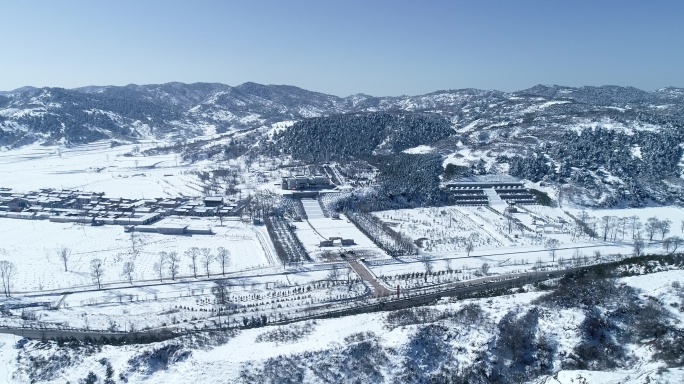 和顺石拐村八路军纪念旧址航拍（1）