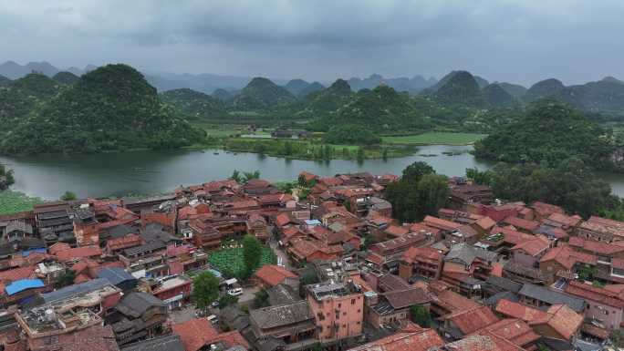 普者黑旅游景区航拍