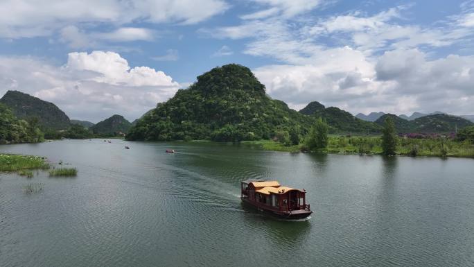 普者黑旅游景区航拍