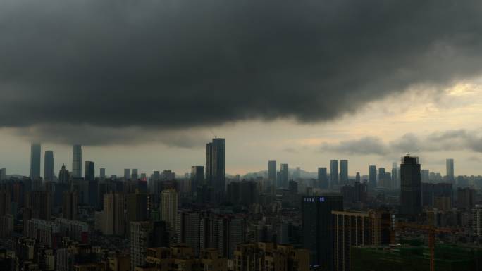 长沙乌云过境暴雨来临【10bit延时】