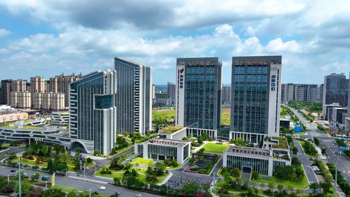 4K航拍衡阳市技术产业开发区创业中心13