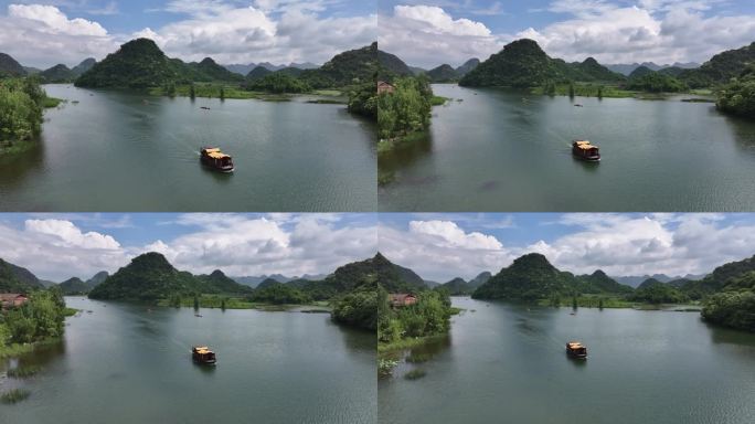 普者黑旅游景区航拍