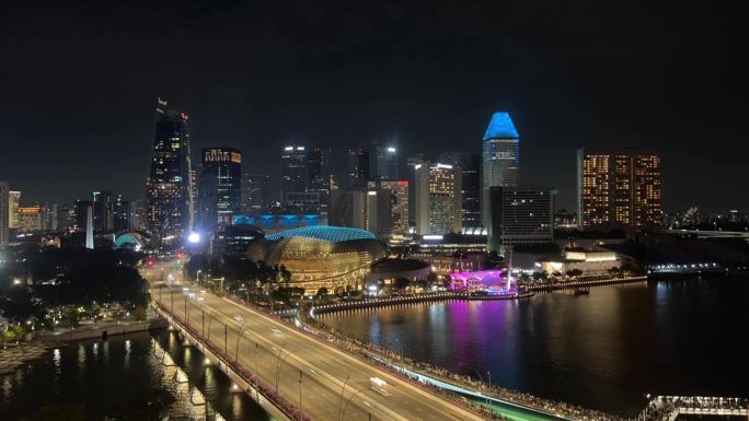 17新加坡夜景延时