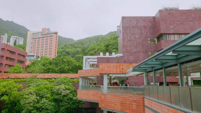 台风天探访香港大学