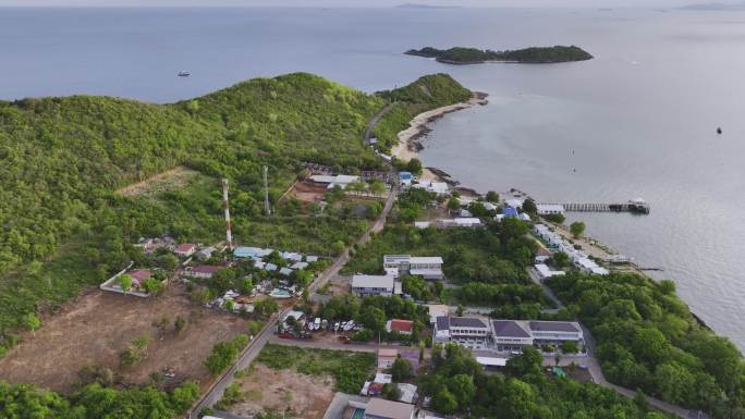 4k航拍泰国格兰岛沙滩美景