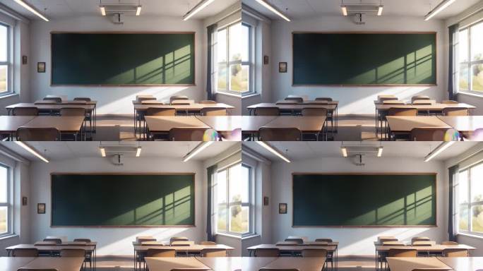 阳光洒进教室LED背景