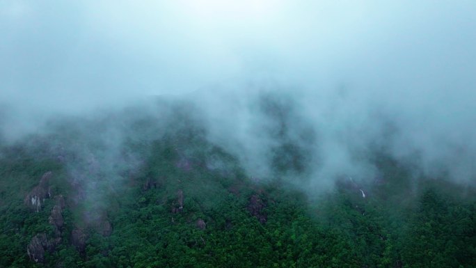 云海 山 雾气 森林 大自然 云雾 水墨