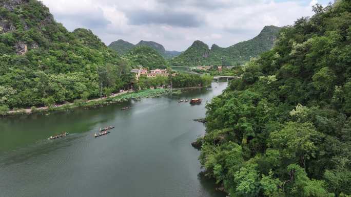 普者黑旅游景区航拍