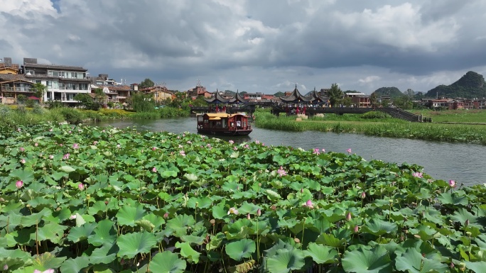 普者黑旅游景区航拍