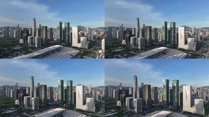 深圳福田区CBD航拍