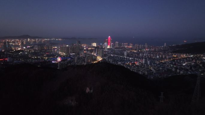 烟台芝罘夜景