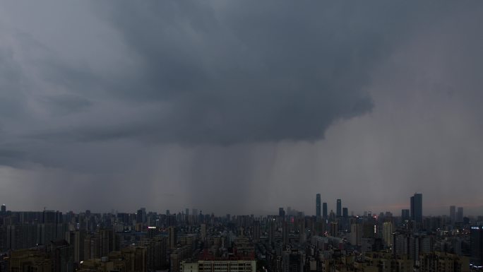 6K长沙暴雨下到眼前一组【延时】