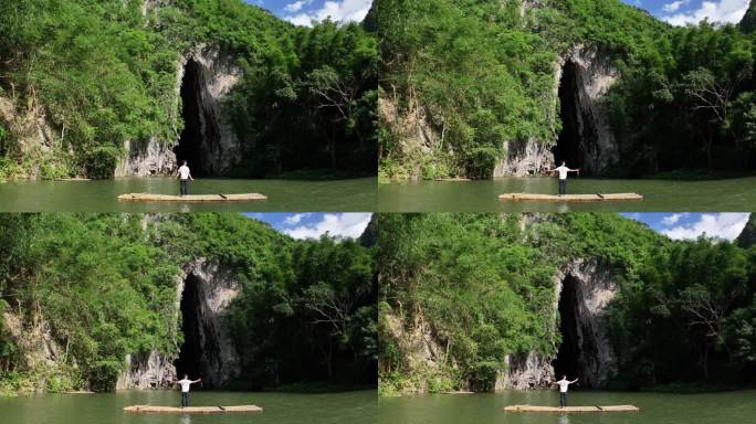 坝美旅游景区航拍