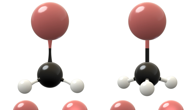 一溴甲烷分子动画