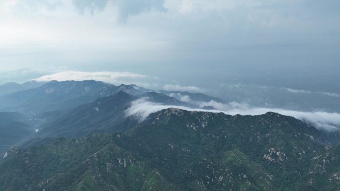 临沂 蒙山 龟蒙景区 云海航拍