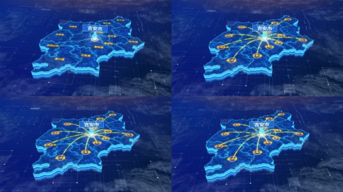 吉安市连线网络全市网络地图