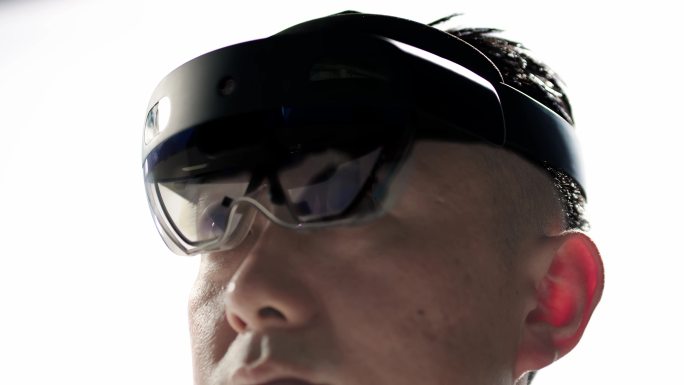 电子 VR 平板科技感信息感未来人工智能