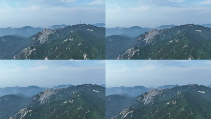 临沂 蒙山 龟蒙景区 云海航拍寿 寿星