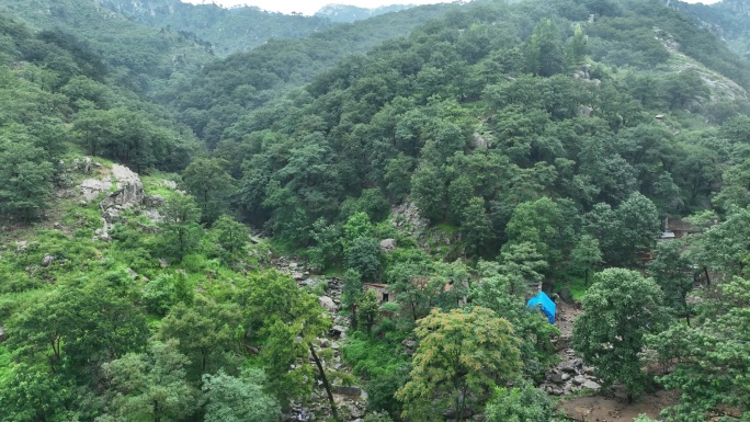 临沂蒙山龟蒙景区云海航拍