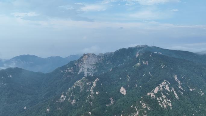 临沂 蒙山 龟蒙景区 云海航拍寿 寿星