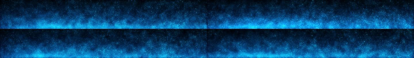 8K大气蓝色超宽屏粒子金粉-无缝循环