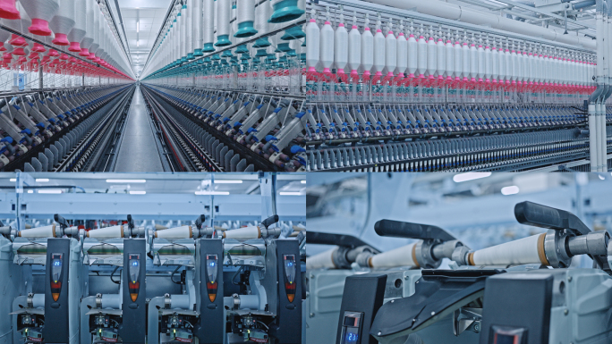 自动化纺纱智能纺纱工业纺织捻沙织布
