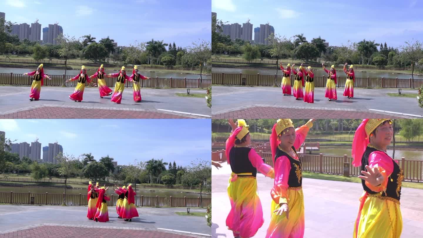 《请你尝尝哈密瓜》新疆舞蹈素材