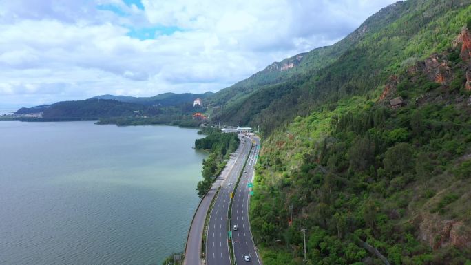 云南 滇池 昆明 大好河山 滇池大坝