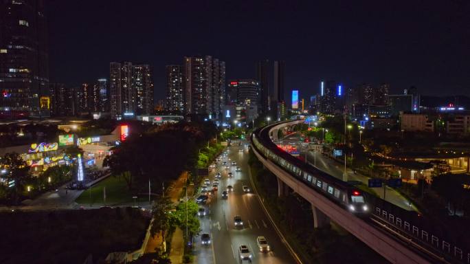 龙岗中心城夜景