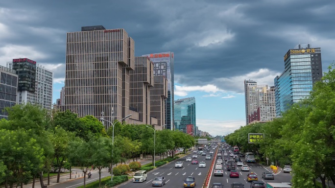 北京CBD大望路街景