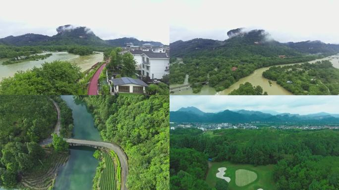 【4K】超清武夷山大王峰航拍山水茶园合集