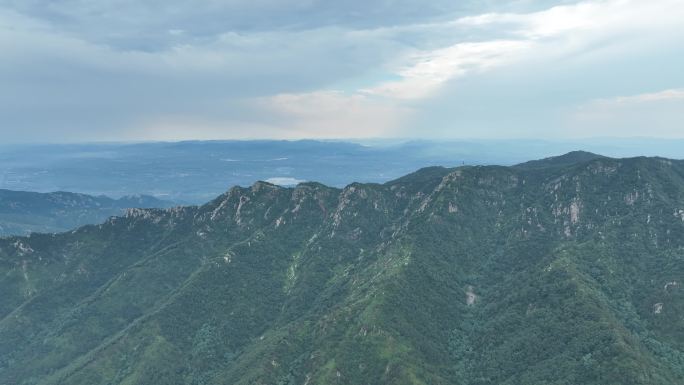 临沂蒙山龟蒙景区云海航拍