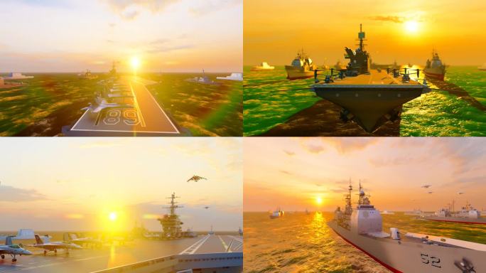 大国重器航空母舰编队国防建设宣传视频