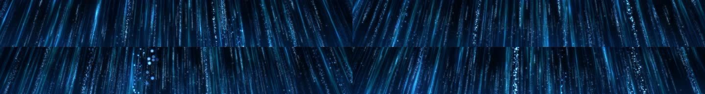 8K超宽屏蓝色光线粒子冲屏-无缝循环